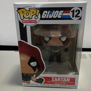Funko Pop! #12 Retro Toys G.I. Joe Zartan Figure - Black and Brown